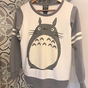 Long Sleeve Gray My Neighbor Totoro Sweatshirt S
